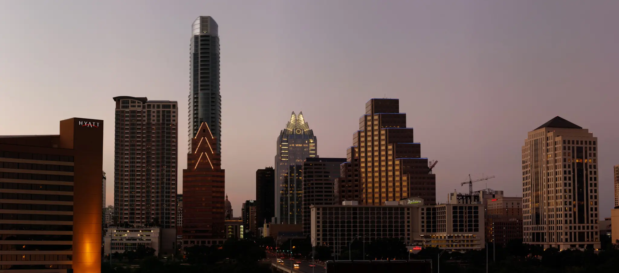 Austin Skyline at Dusk